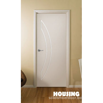 Fire Wood Timber Composite Doors , Modern For Residential Building